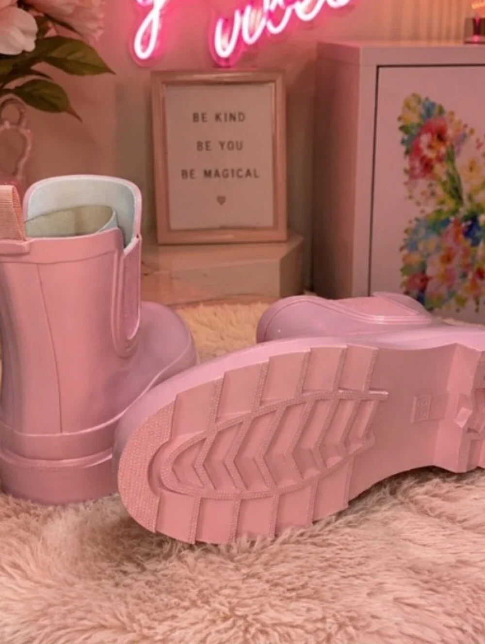 Rubber Rain Boots (Pink 🩷) EU-38 / US 7.5